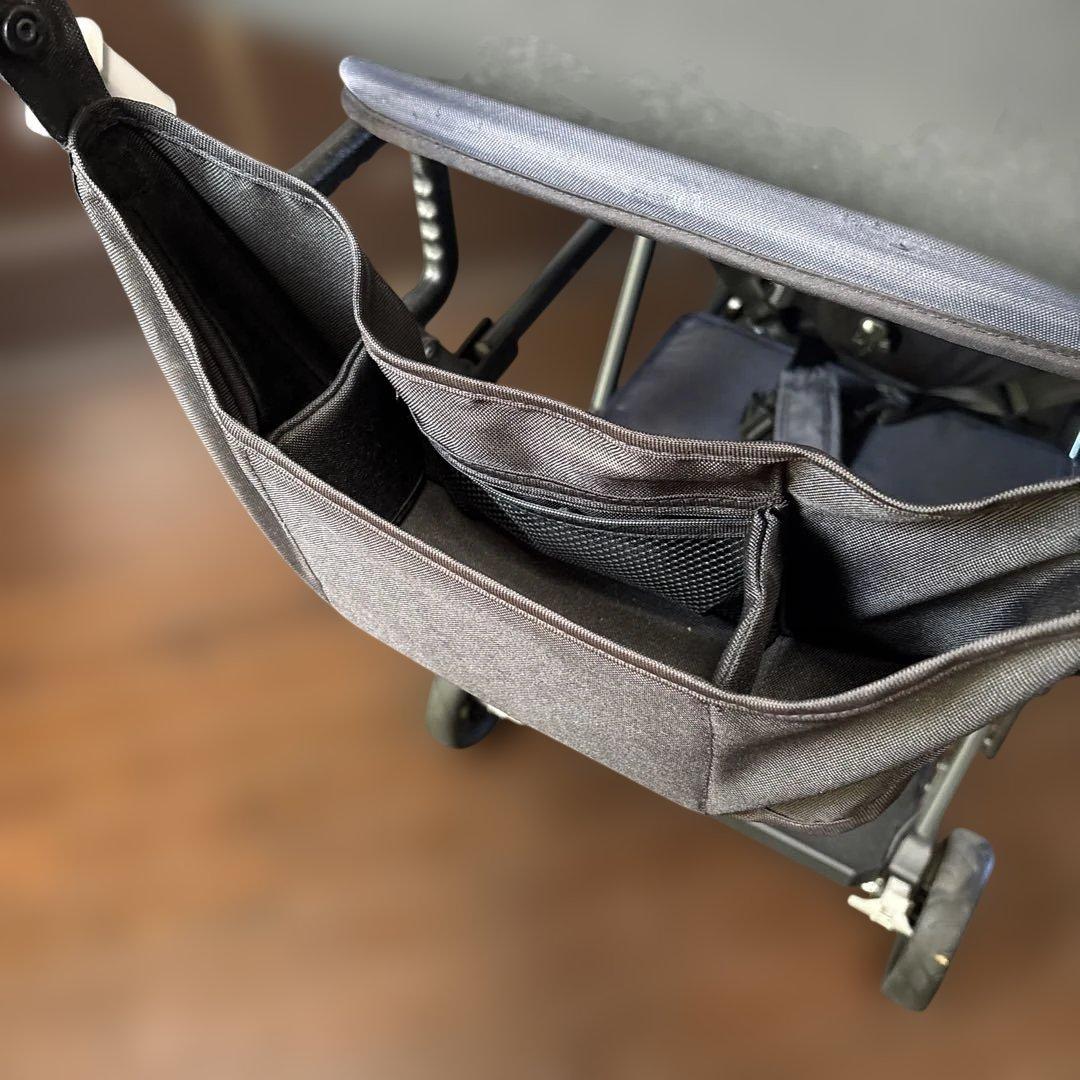 【良品】KATOJI 二人でゴー　2人乗りベビーカー　カトージ　ネイビー　軽量