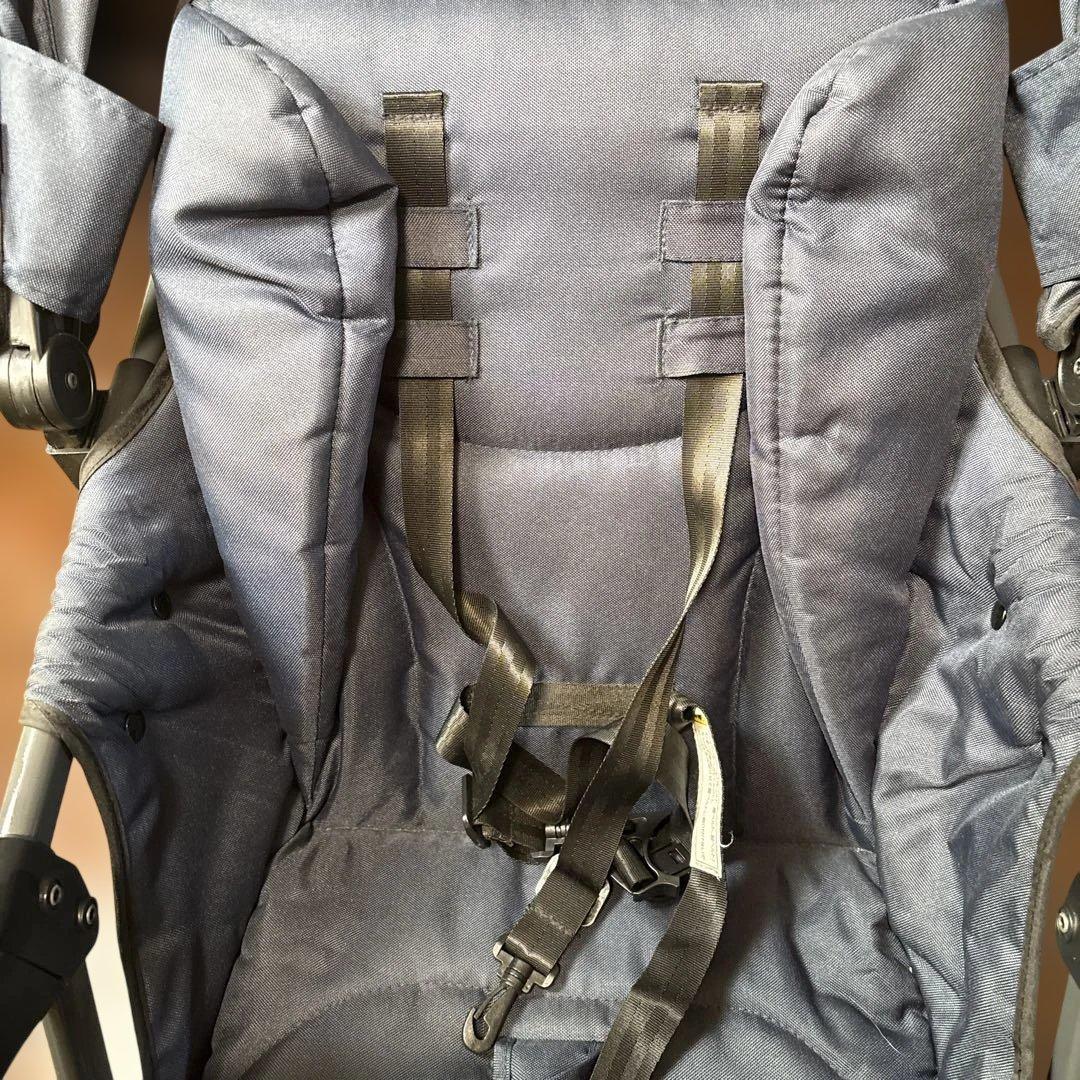 【良品】KATOJI 二人でゴー　2人乗りベビーカー　カトージ　ネイビー　軽量