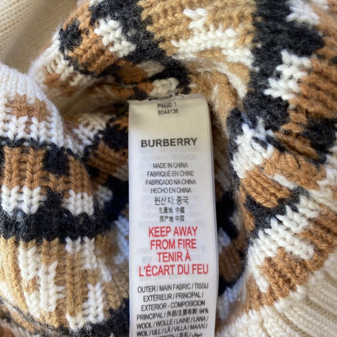 coconut 　BURBERRY ニット　カシミヤ混トーマス ベア 6Y