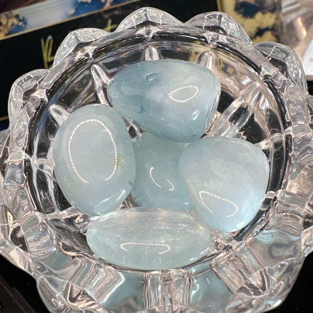 yossy-nk.様 アクアマリンタンブル5個セットNo.1676