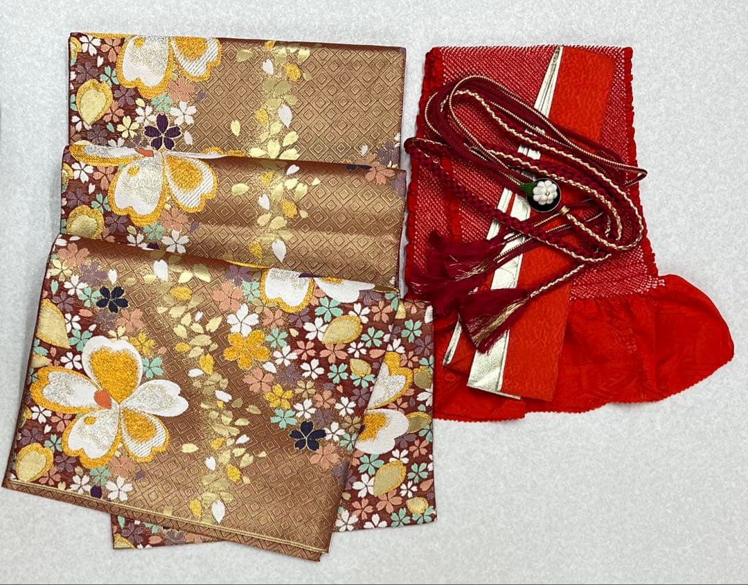 振り袖　フルセット　別誂長襦袢　成人式　金彩加工　刺繍入り　結婚式　737