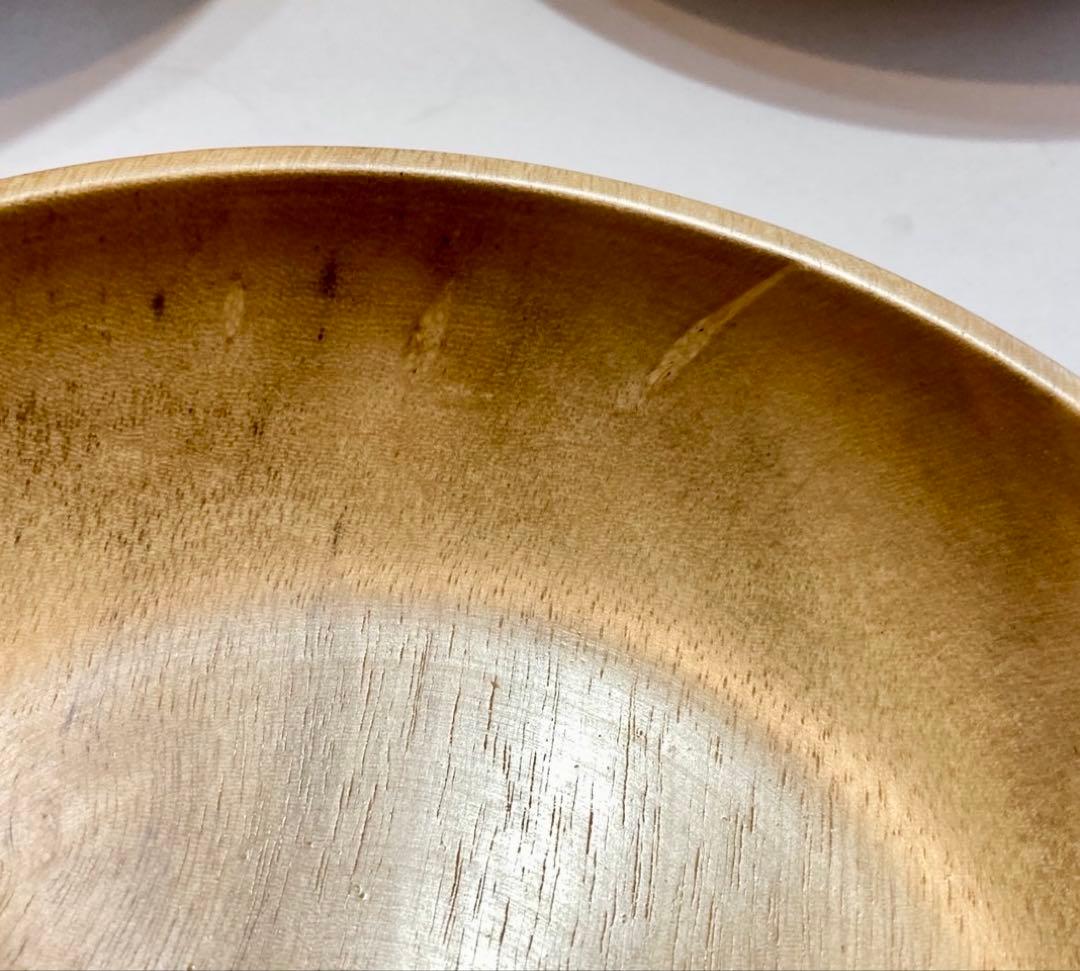 値下げ❗️青峰重倫　ウッドプレート　木皿　取り皿　柿　5枚