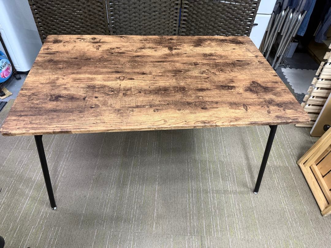 【超美品】【完成品】不二貿易　ダイニングテーブル　ナビア　12075 51810