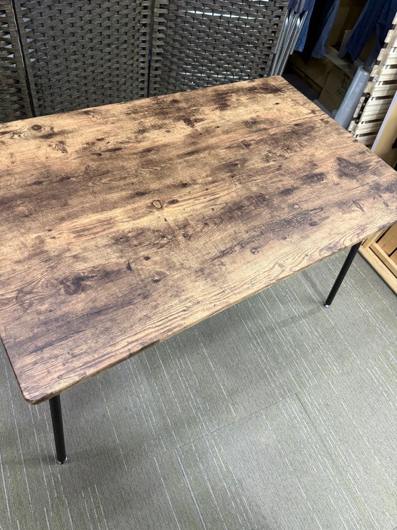 【超美品】【完成品】不二貿易　ダイニングテーブル　ナビア　12075 51810