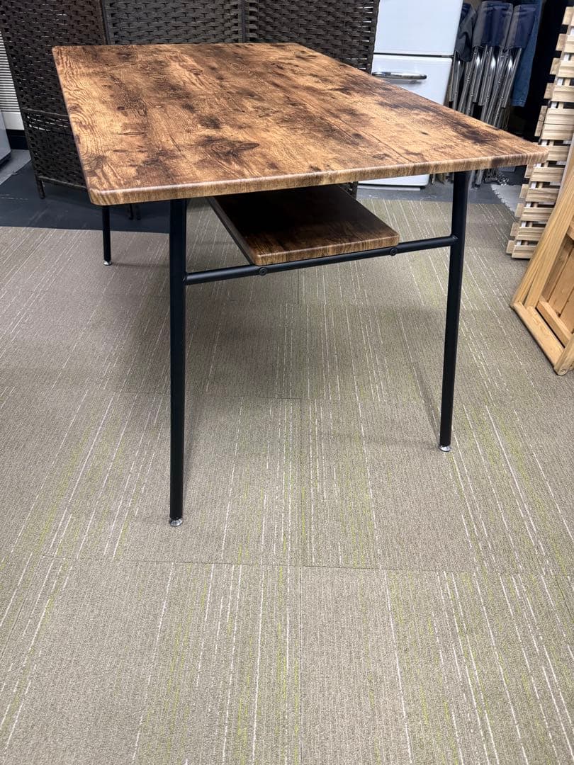 【超美品】【完成品】不二貿易　ダイニングテーブル　ナビア　12075 51810