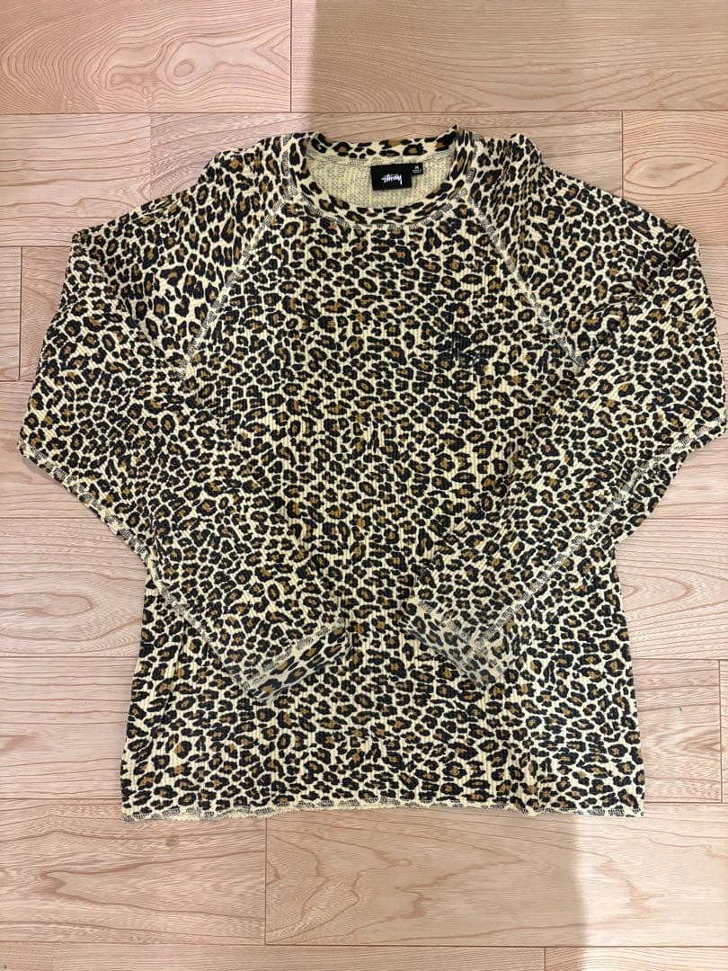 トップス BASIC STUSSY THERMAL LEOPARD M