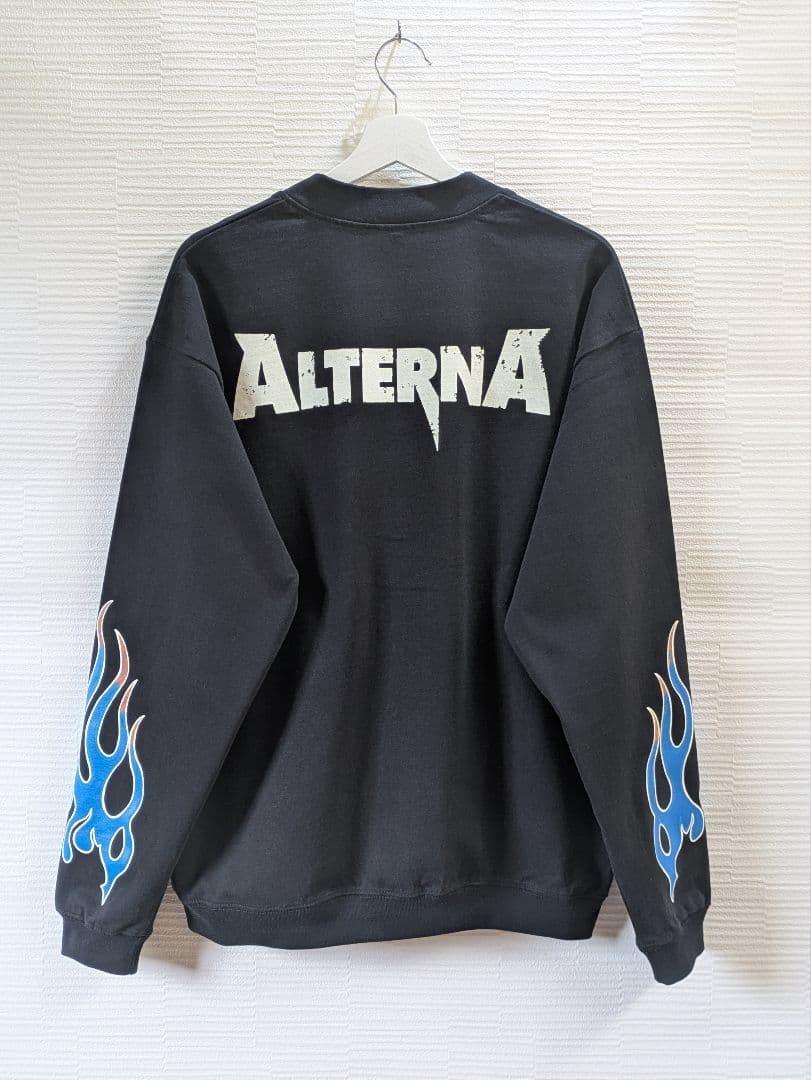 ALTERNA ファイヤーパターン カーディガン