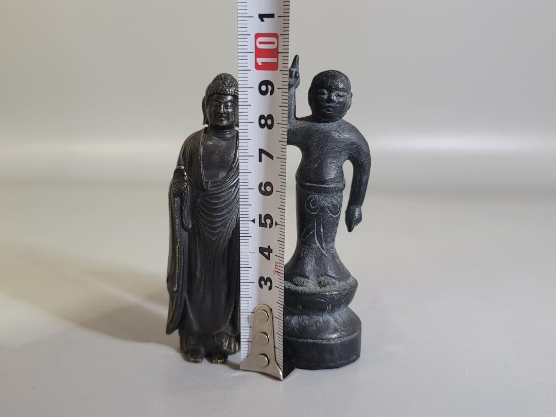 仏教美術 銅 仏像 2体