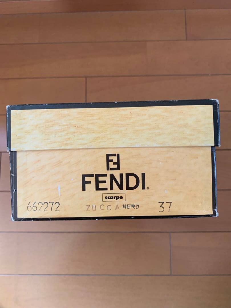 美品✨　フェンディ　ズッカ柄　パンプス　ヒール　37→24cm