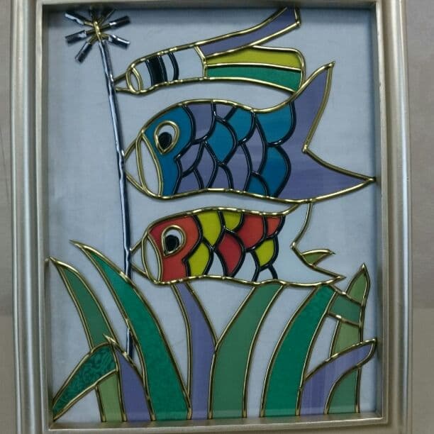 まりこのグラスアート ～こいのぼり～