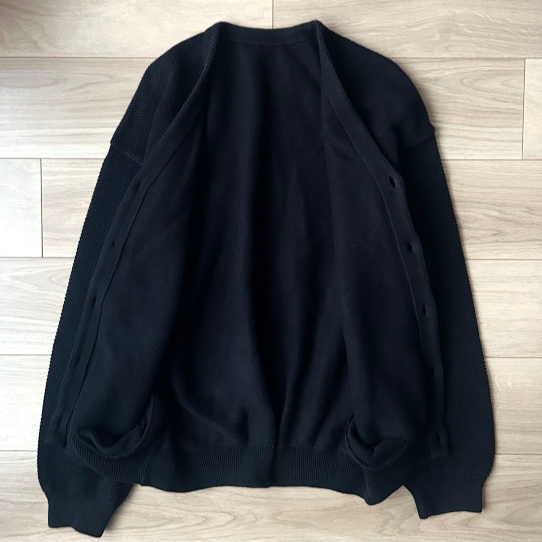 crepuscule クレプスキュール コットン ニット カーディガン 黒