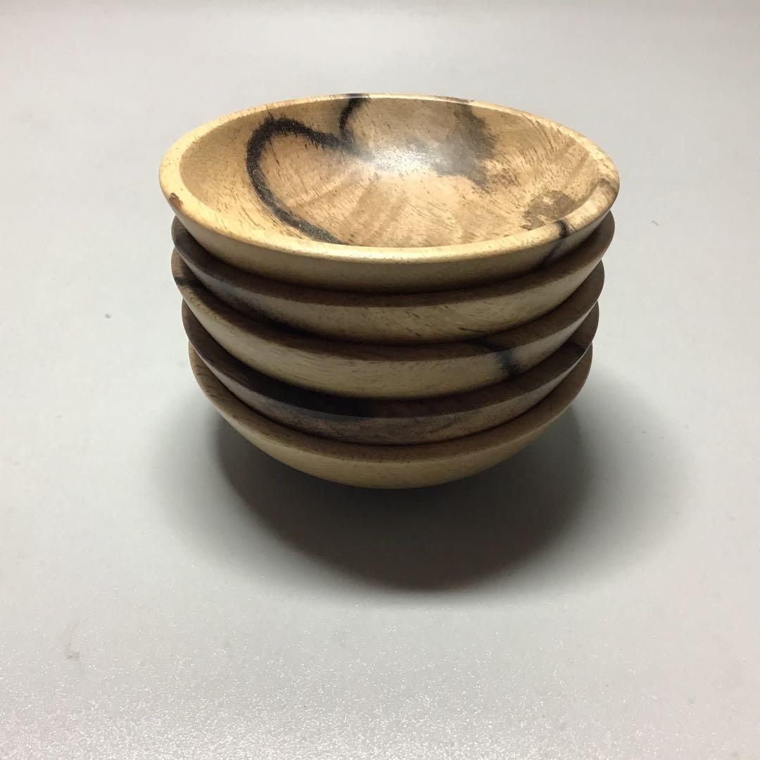 黒柿造り　小鉢　小皿