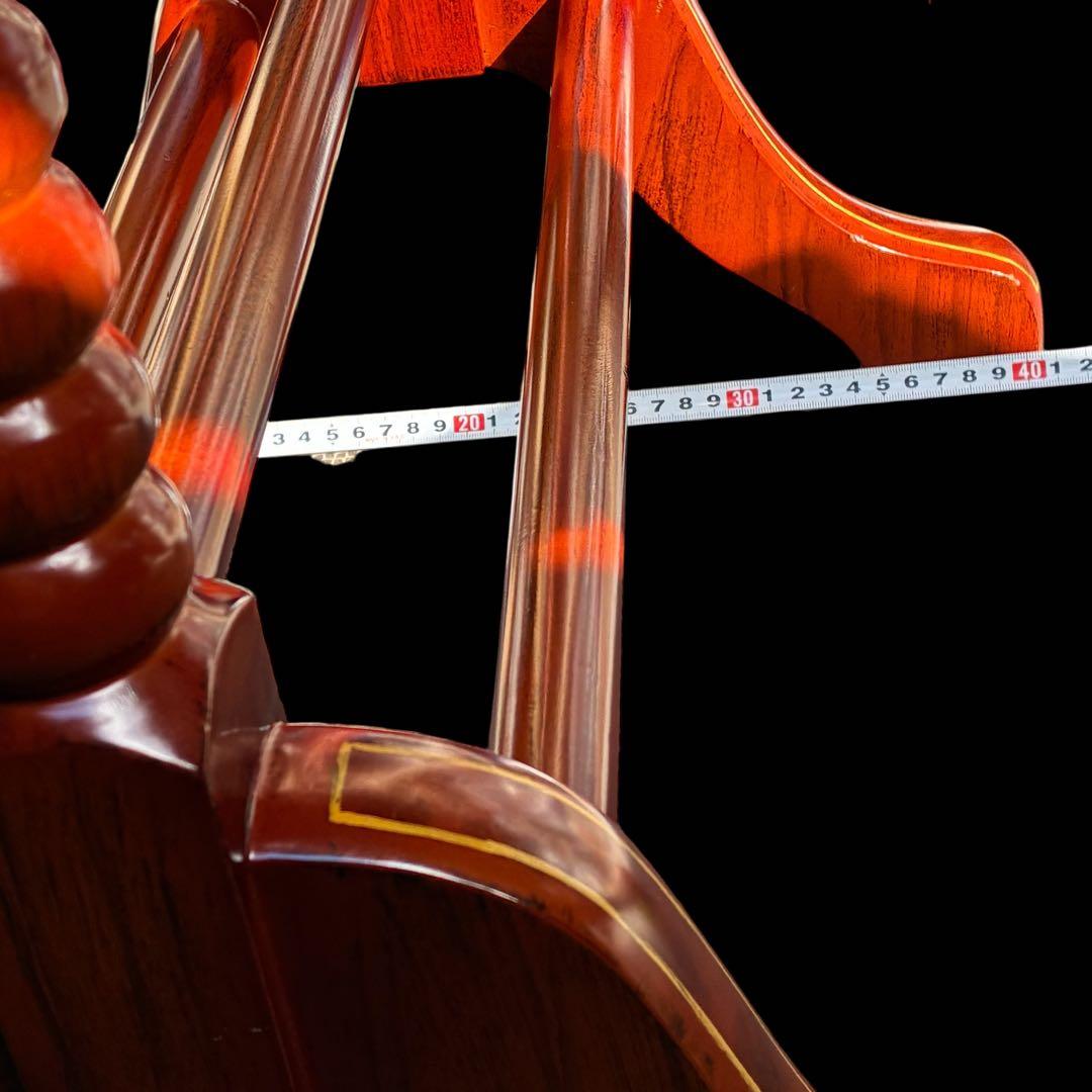 アンティーク調　ハンガーラック　マホガニー　無垢