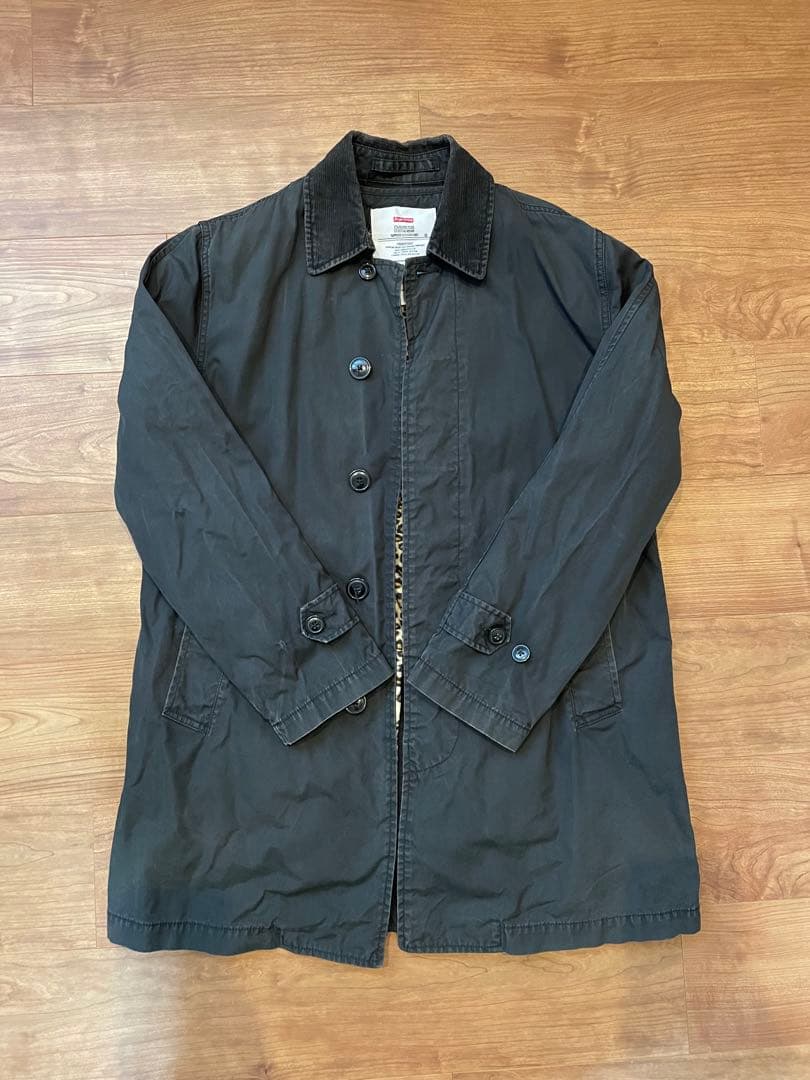 Supreme Leopard Lined Trench Coat バブアー
