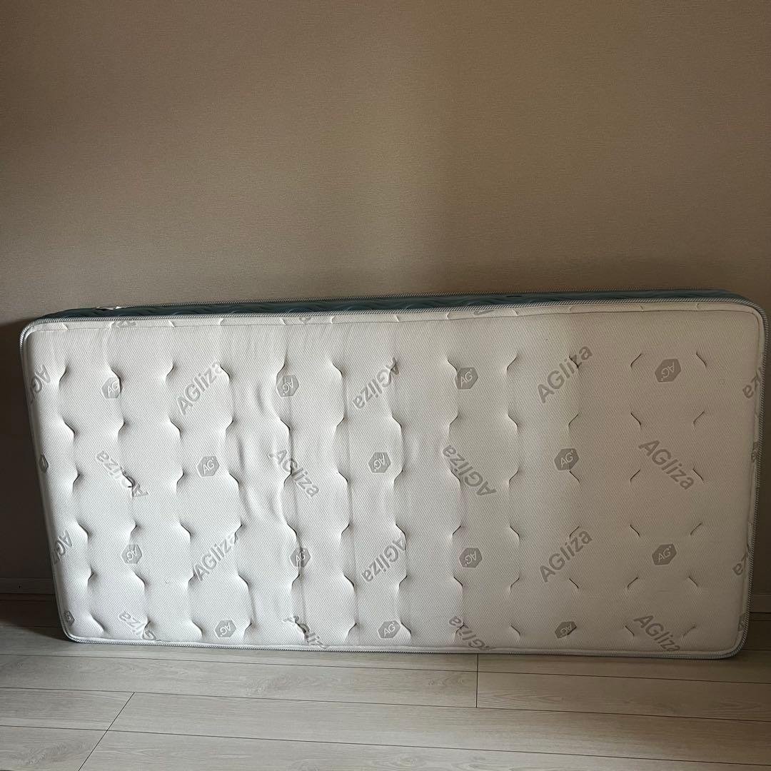 フランスベッド★AGliza シングルスプリングマットレス ホワイト