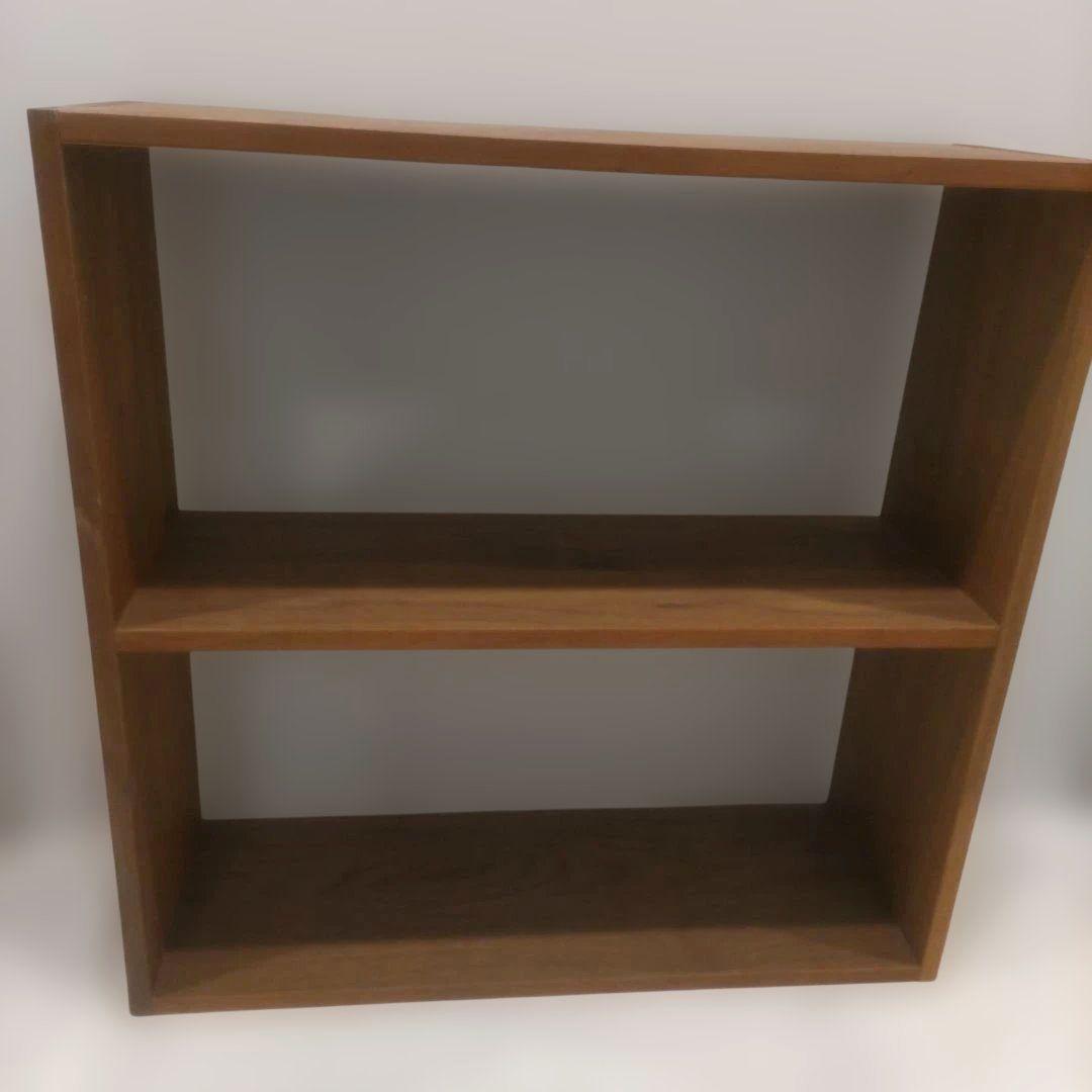 無印スタッキングシェルフ ２段 ウォルナット