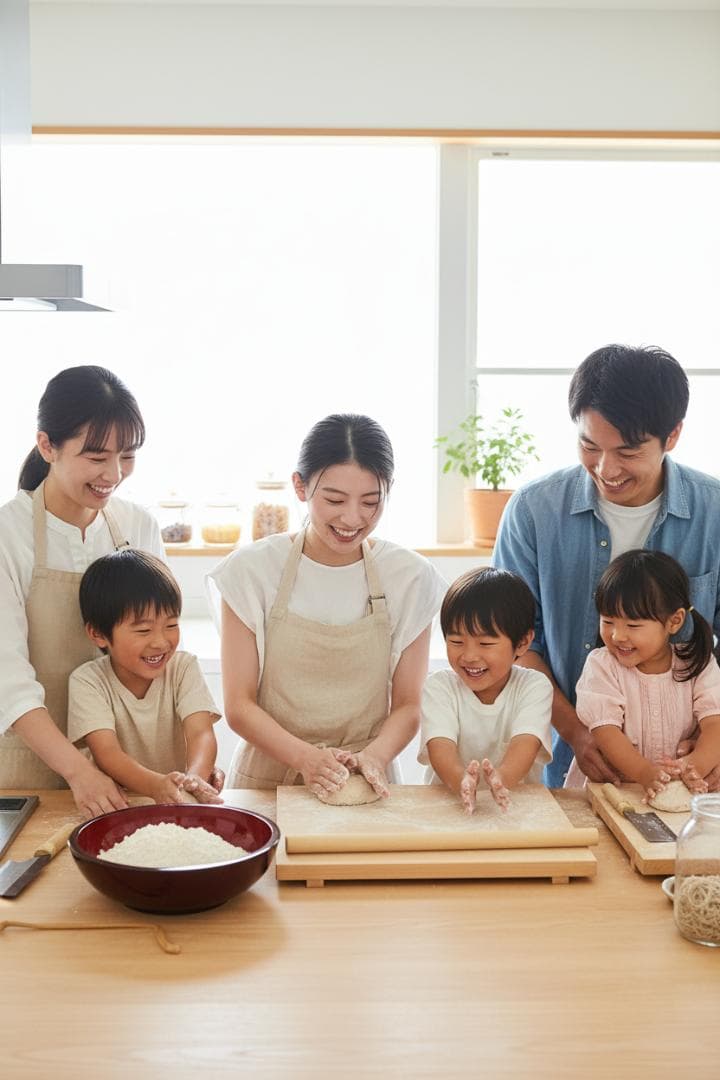 ⚫︎新品●子供用●家庭用そば打ち道具セット（本格版）