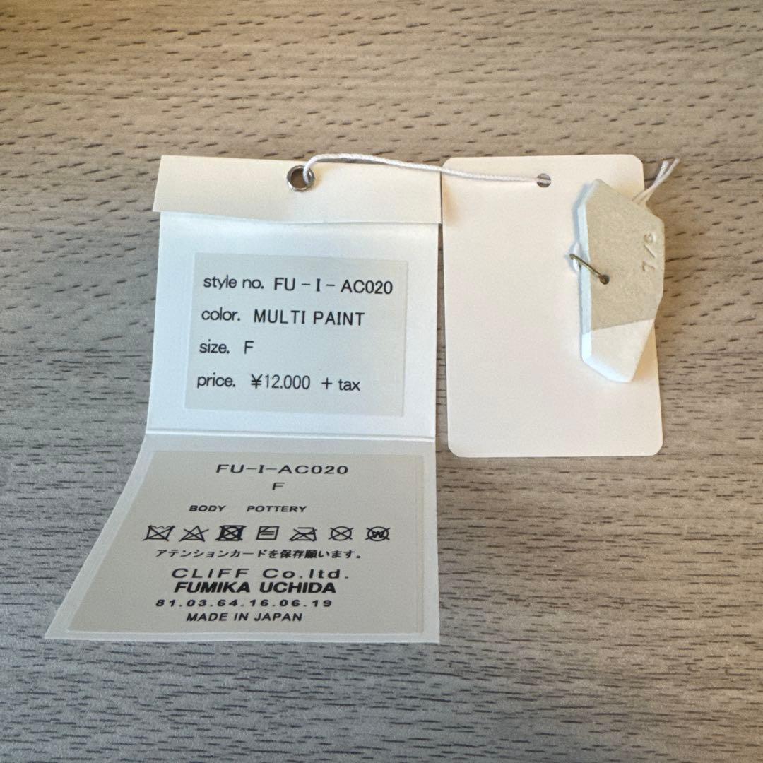 FUMIKA UCHIDA 多色陶器花瓶