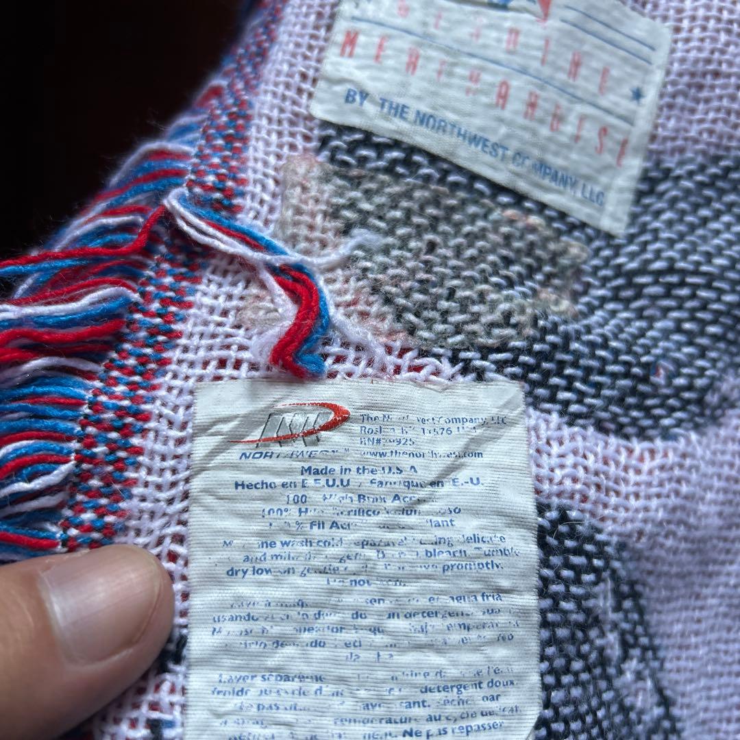 激レア　USA製 ロサンゼルス・ドジャース ラグ ヴィンテージ　アメカジ　古着屋