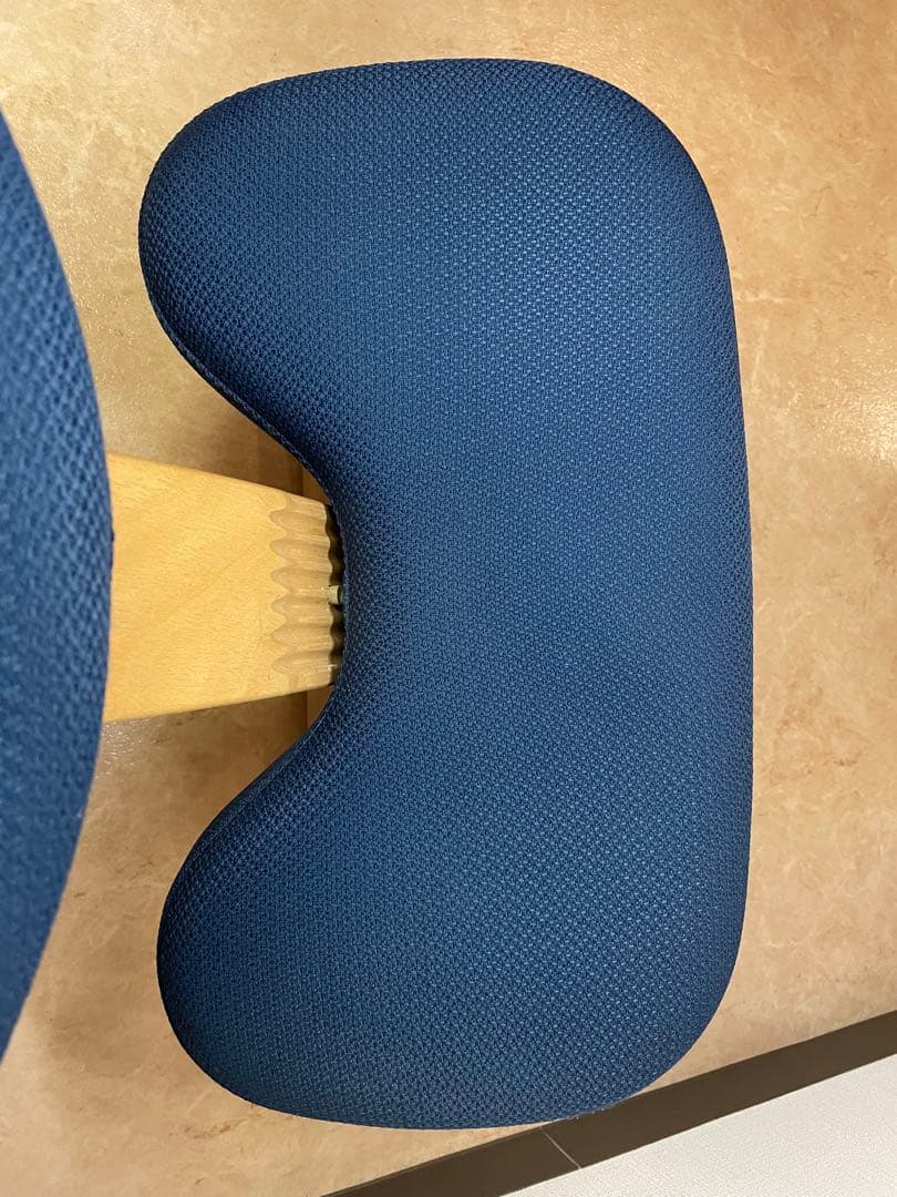 バランスラボ バランスチェア 姿勢矯正 エルゴノミクス 青色 木製