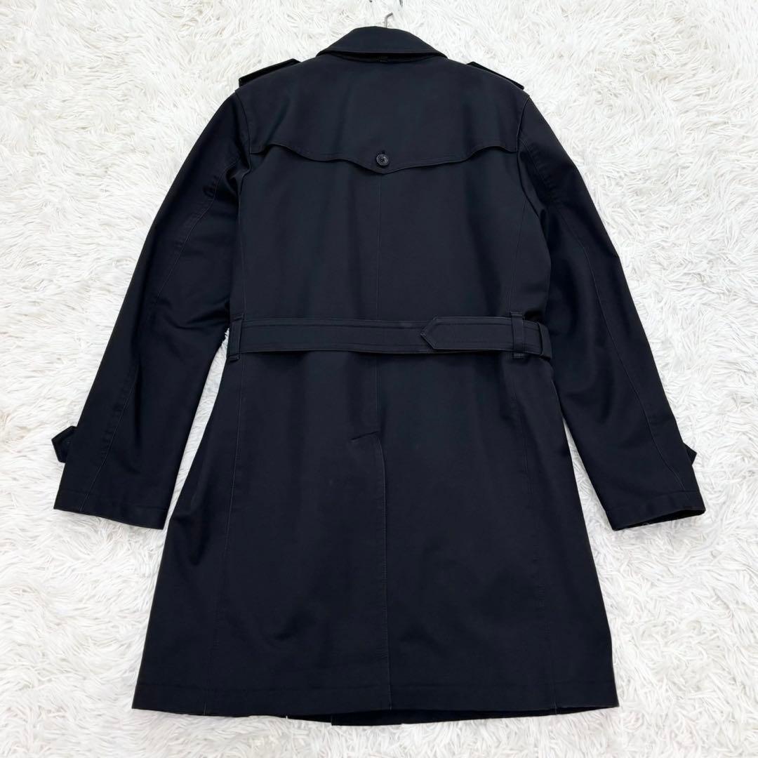 希少 Lサイズ バーバリーブラックレーベル トレンチコート 黒 ライナー ベルト