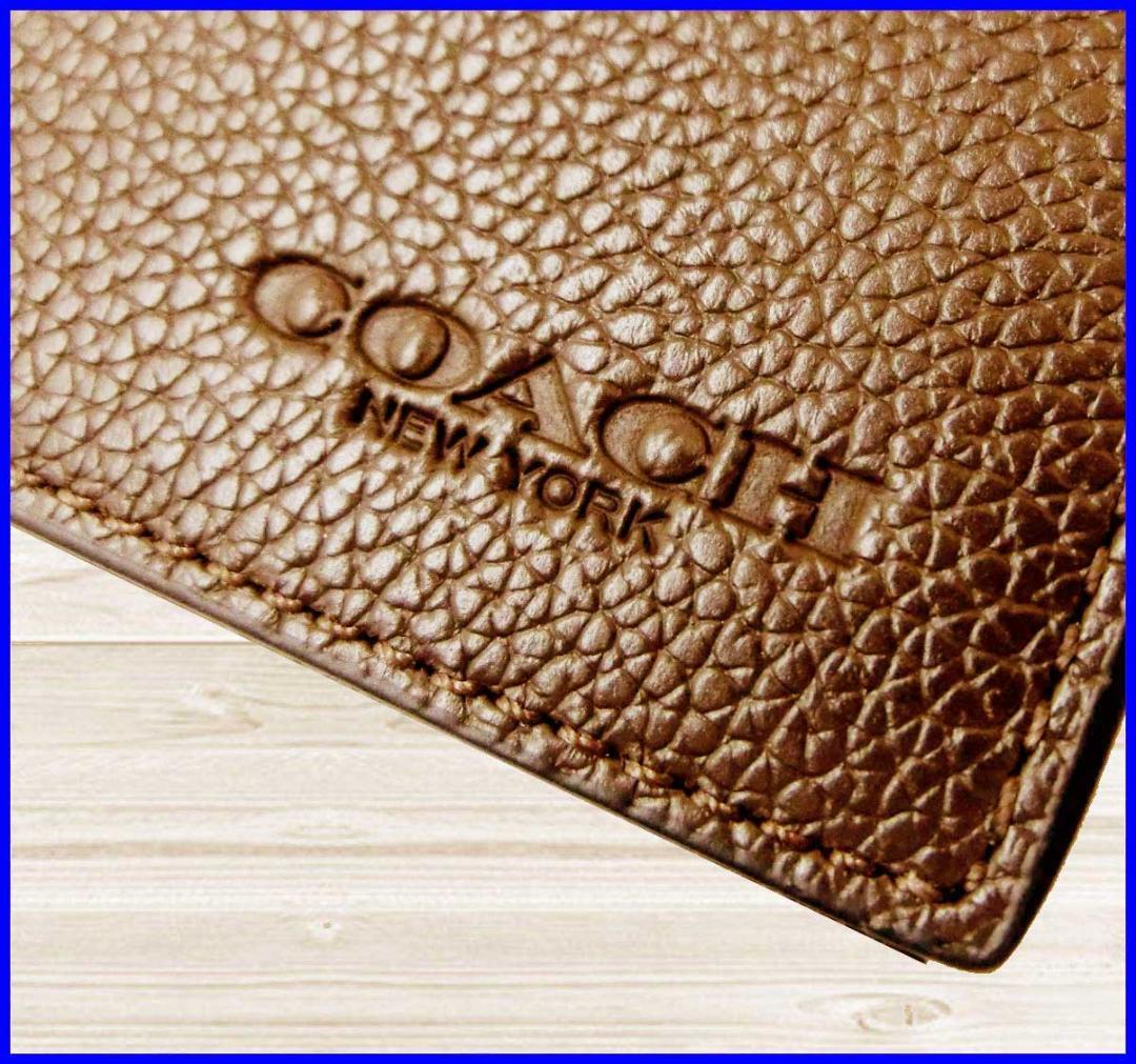 新品コーチCOACH◆3-IN-1ウォレット札入パスケースカードカーフレザー
