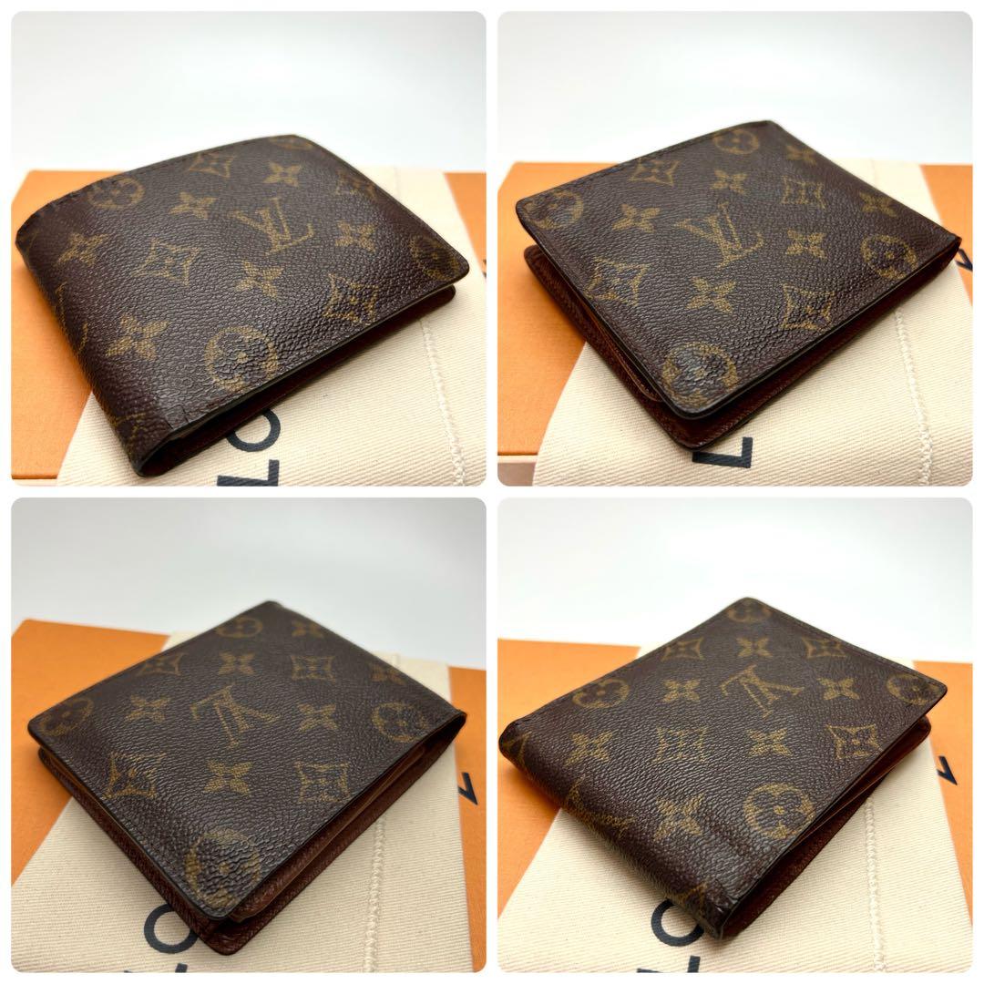 鑑定済 ルイヴィトン モノグラム 人気 2つ折財布