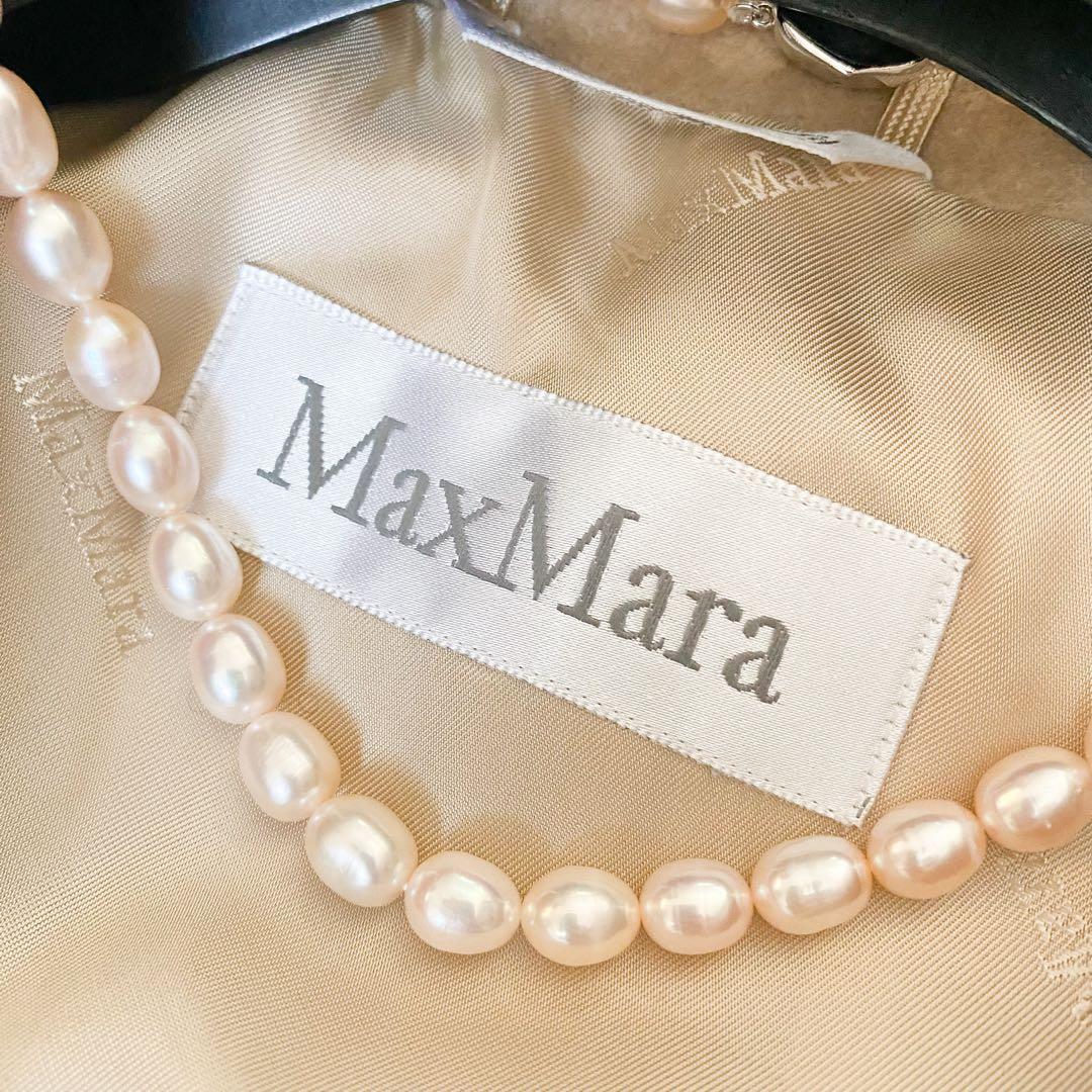 ★美品★MaxMara マックスマーラ 白タグ キャメル ロングコート★