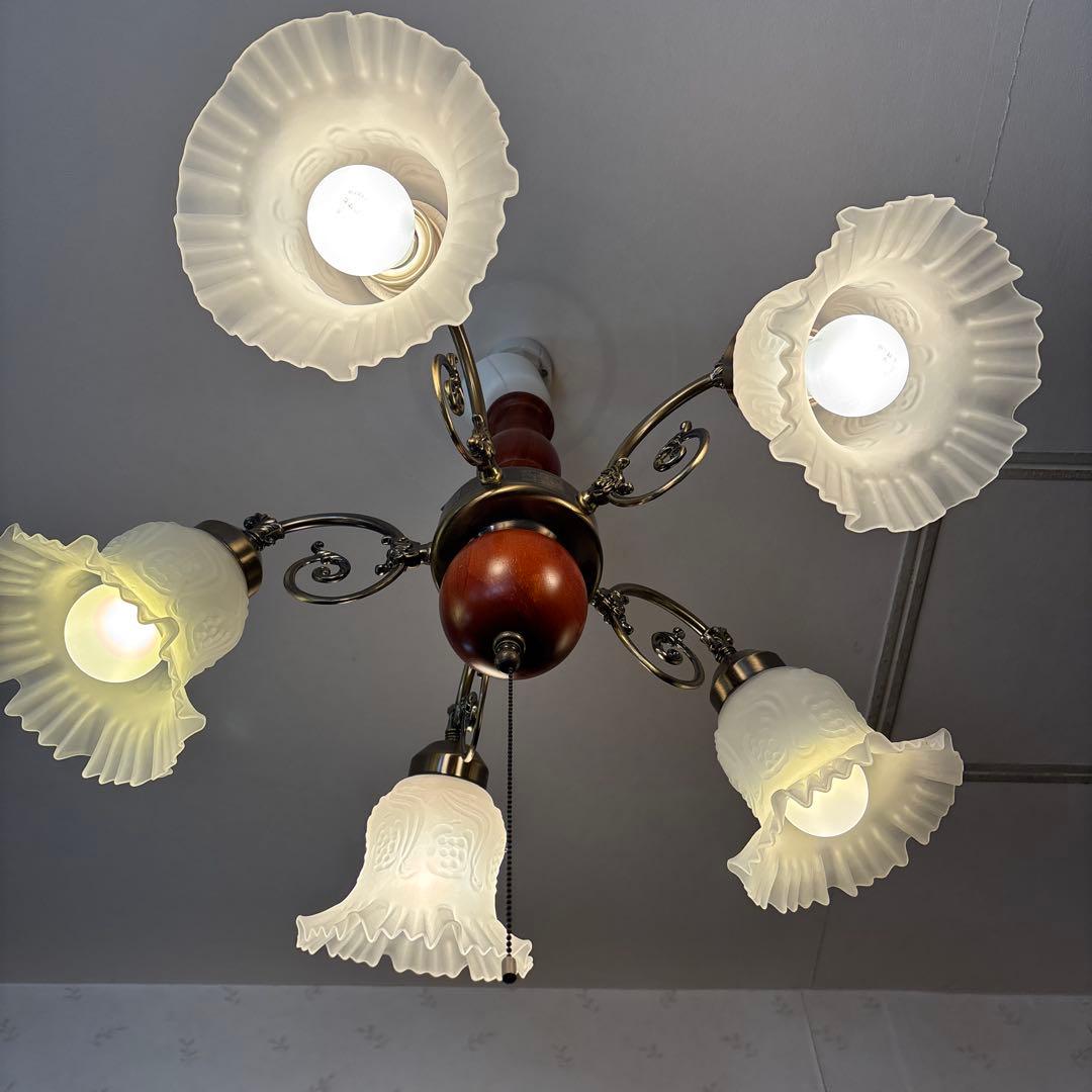 シャンデリア5灯