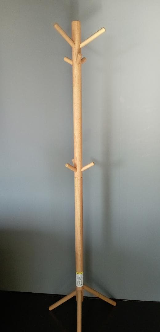 無印 コートスタンダード 木製 2点