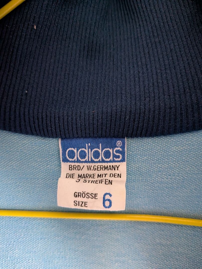 adidas 水色 ジャージ上下