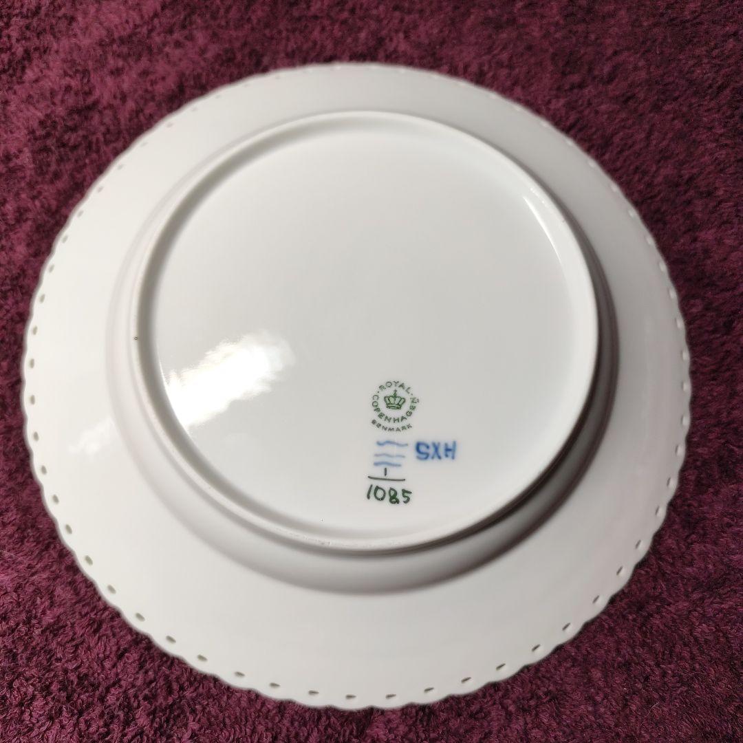 ロイヤルコペンハーゲン　ブルーフルーテッド　フルレース　23cmプレート✕２枚