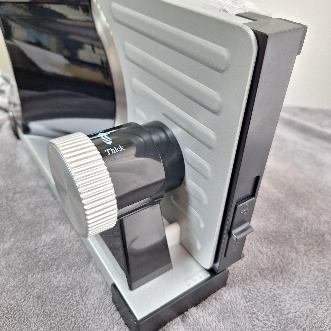 ミートスライサー フードスライサー 厚さ1-18mm お手入れ簡単 コンパクト