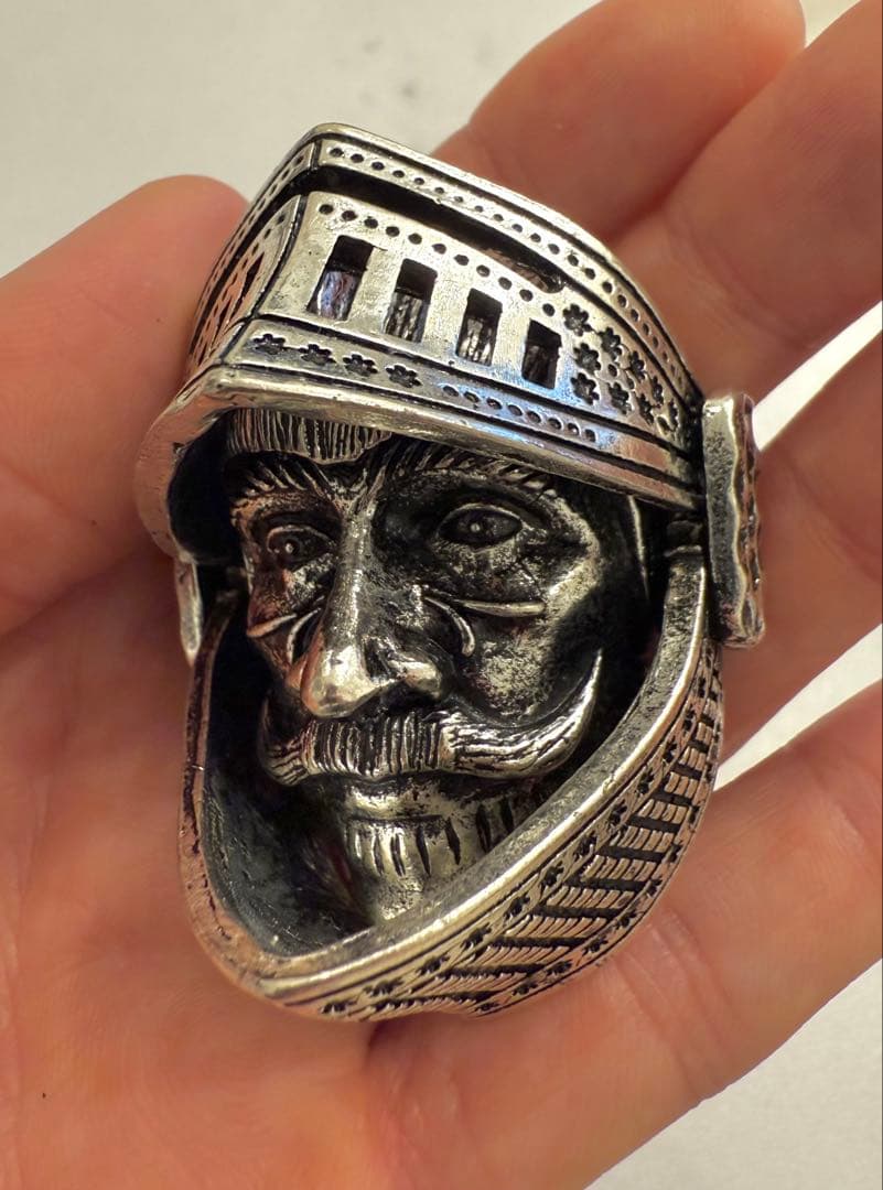 【希少】重厚150g 騎士甲冑ギミック可動メタルトイ フィジェットトイ EDC