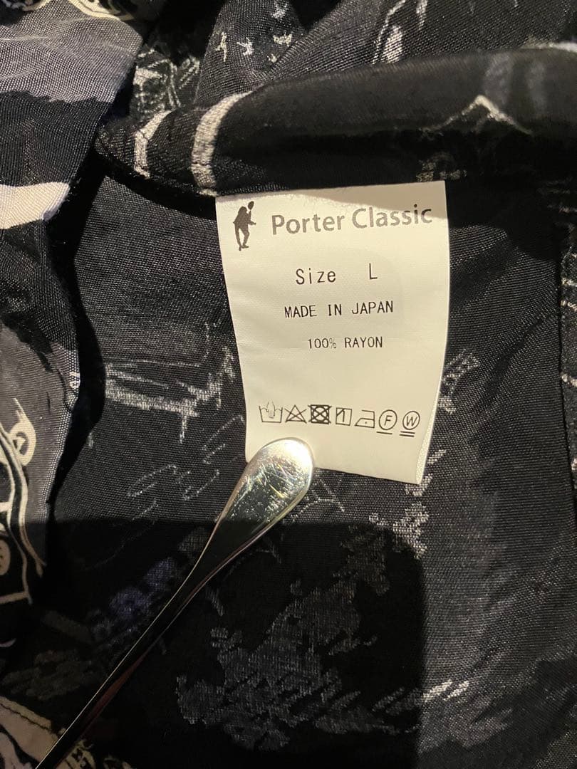 ポータークラシック アロハ シャツ 移動祝祭日 ALOHA PARIS サイズL