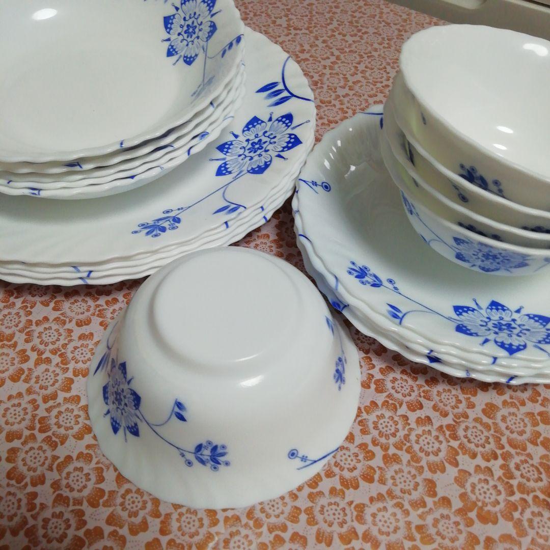 ARC 20ピース　食器セット　(ブルー)