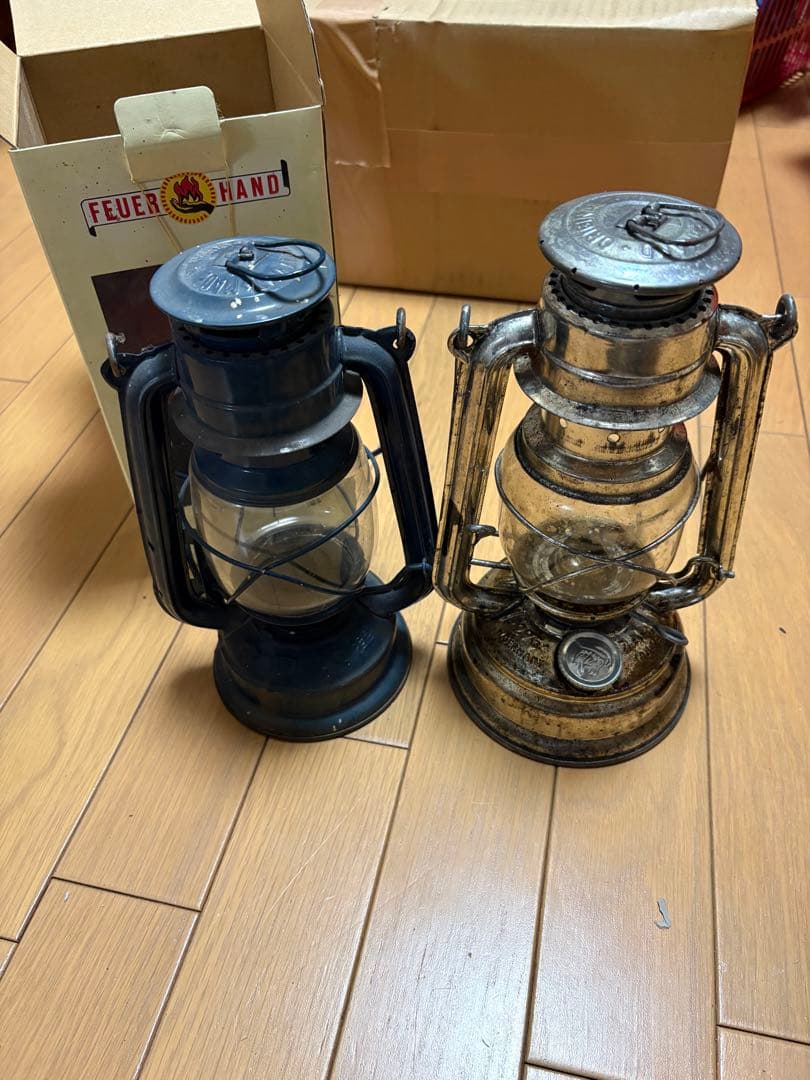オイルランタンランプ2個セット