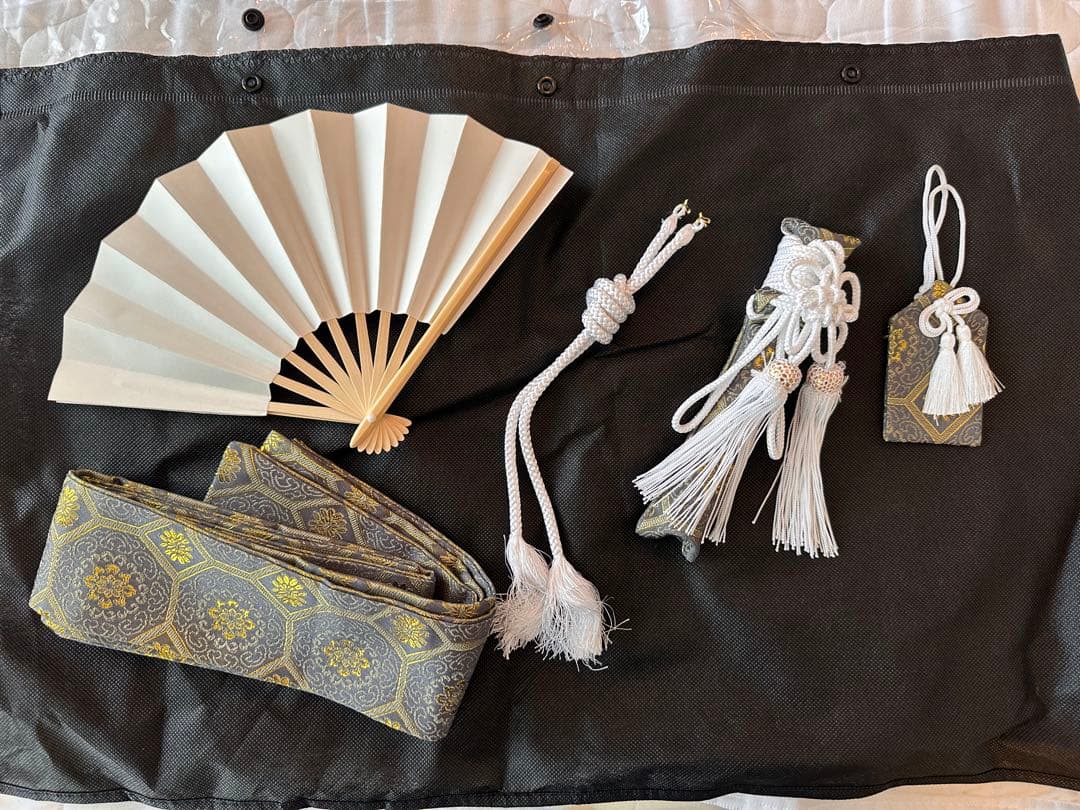 【五歳　七五三用着物12点フルセット】※肩上げ済