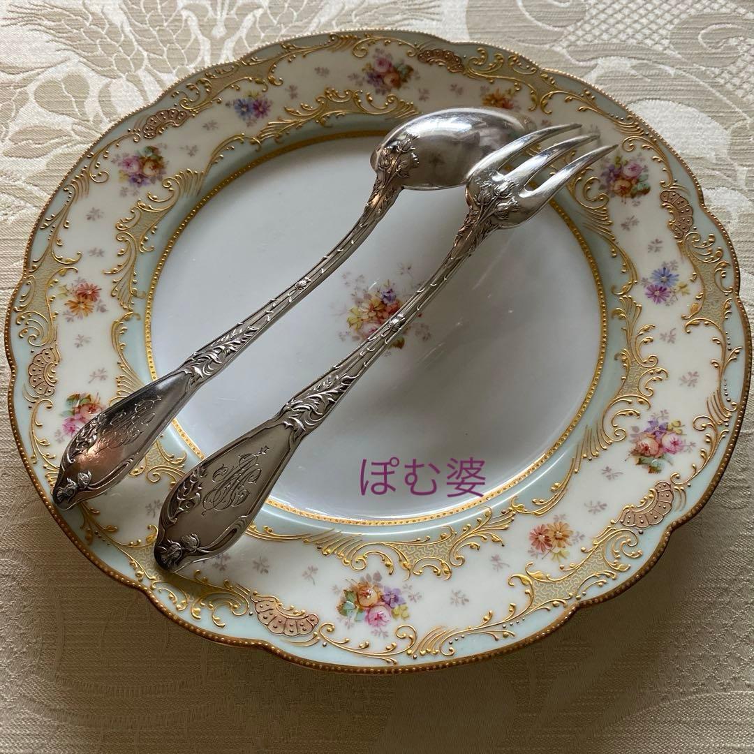 【フランス／純銀】「ブランジェ」フォーク＆スプーン＋「エナン」スプーン