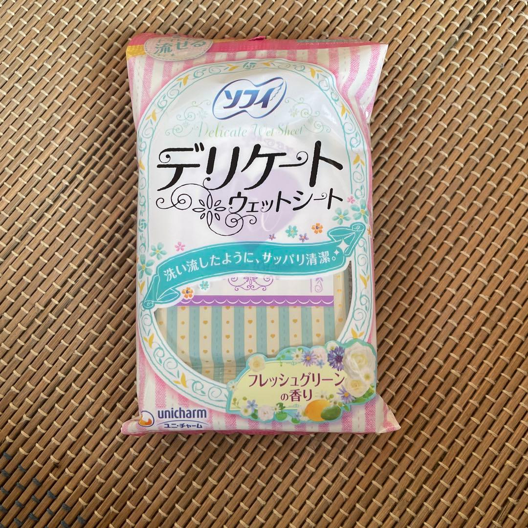 【48個セット】12枚✖️2個入　ユニチャーム デリケートウェットシート