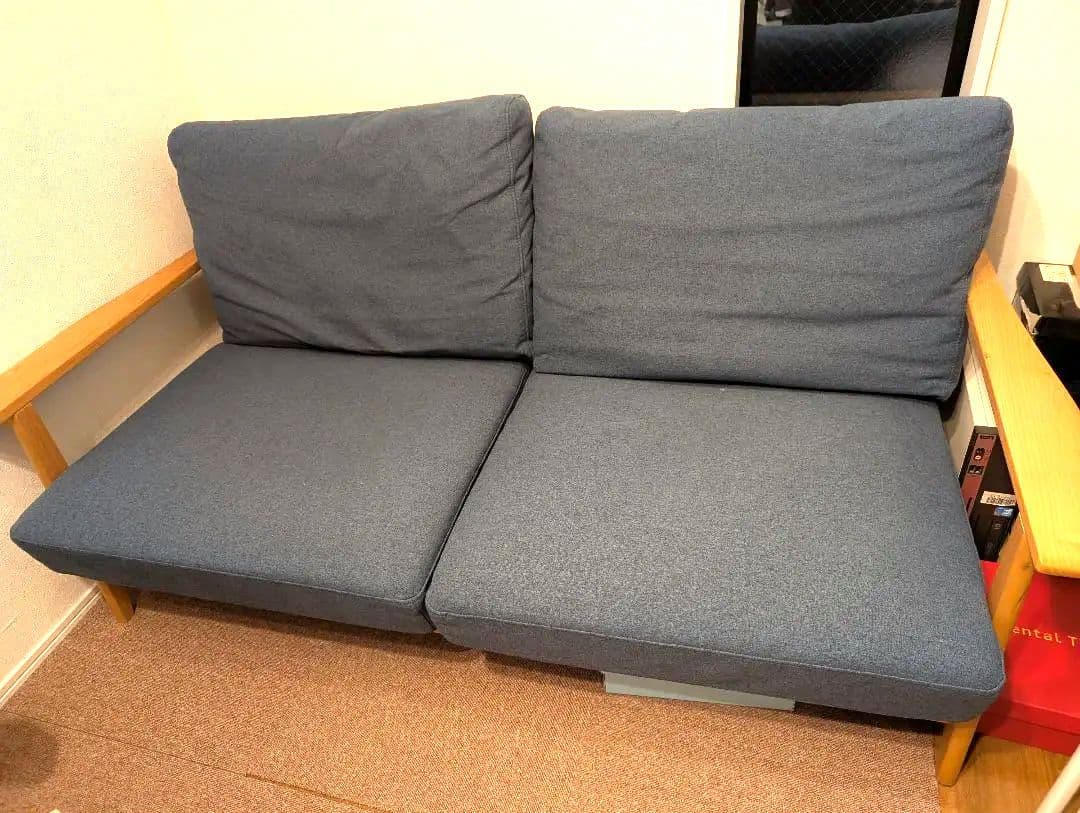 sieve ソファー ラブソファ　2p lull　木製　北欧　おしゃれ　戸建て