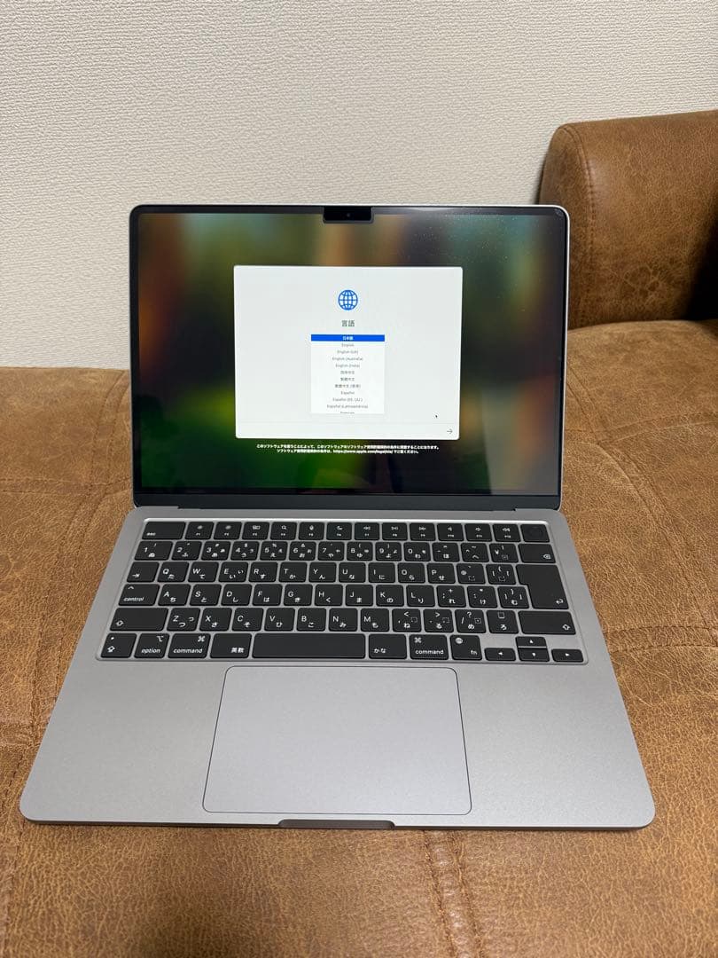 MacBook Air M2 13インチ 8GBメモリ 256GB SSD