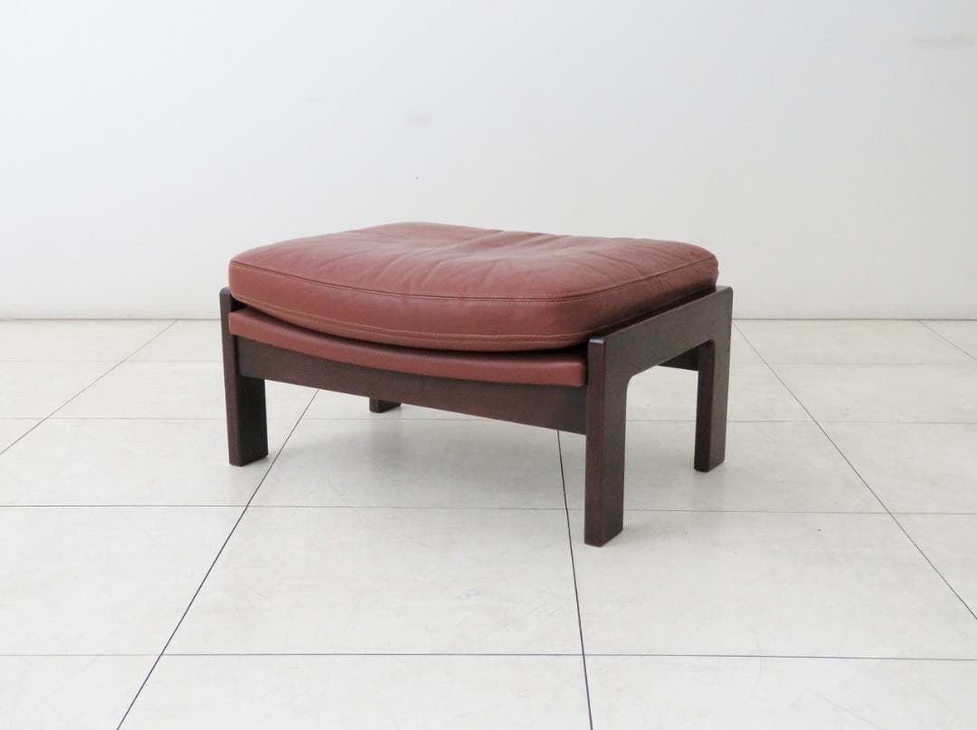Hock ホック カンディハウス ヴィンテージ オットマン 本革 スツール