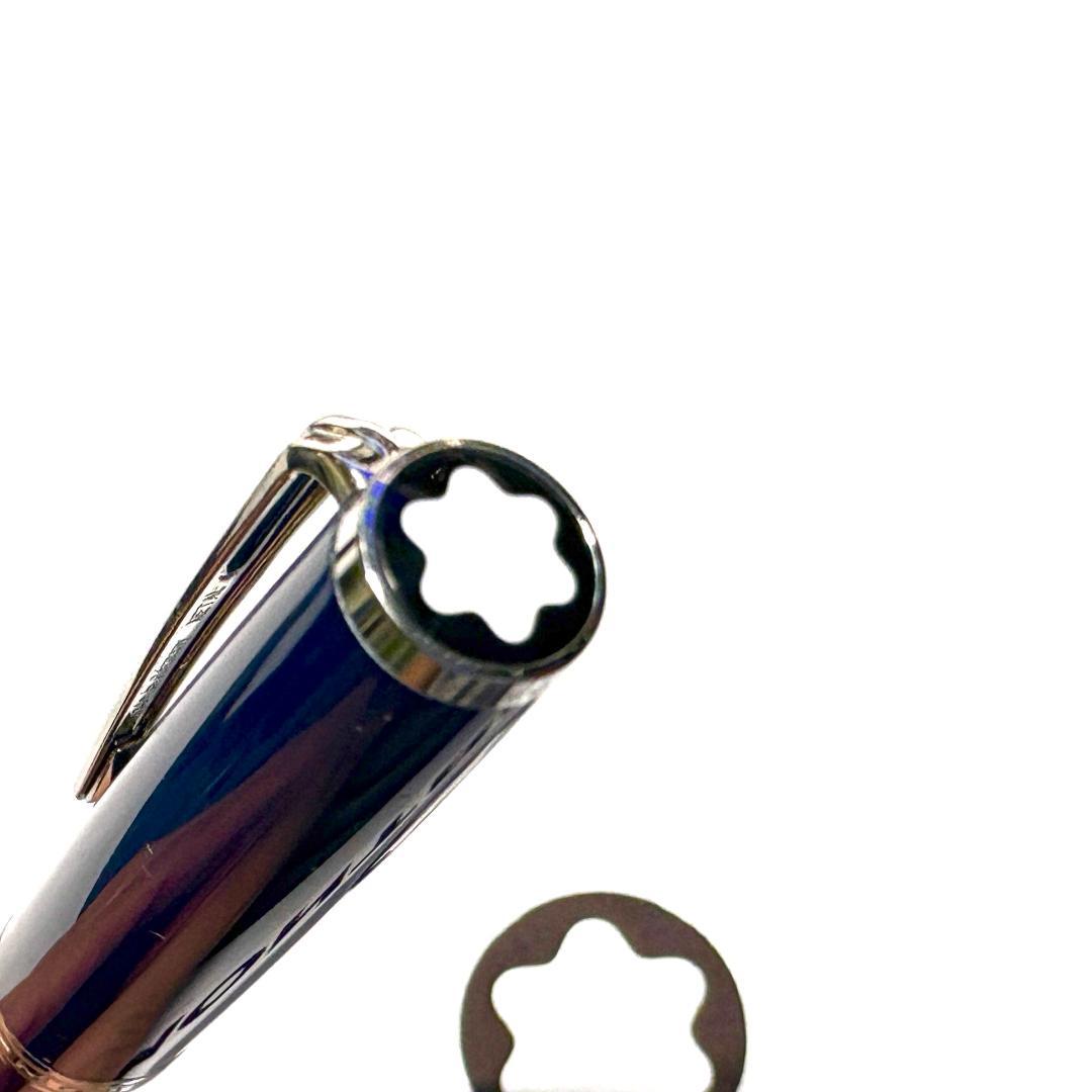 314.モンブラン　PIX　RB　ネイビー/Pt　MB114809　美品　希少品