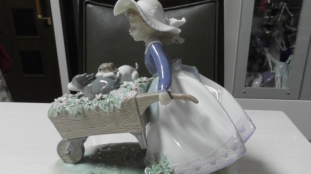 LLADRO　リヤドロ　【乗せてあげるよ】６　リアドロ　インテリア　Ｌ529