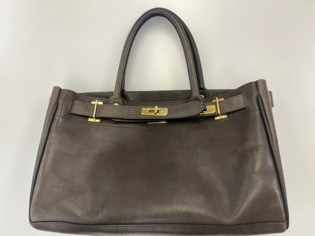 シータパランティカ　ブラウン　トートバッグ