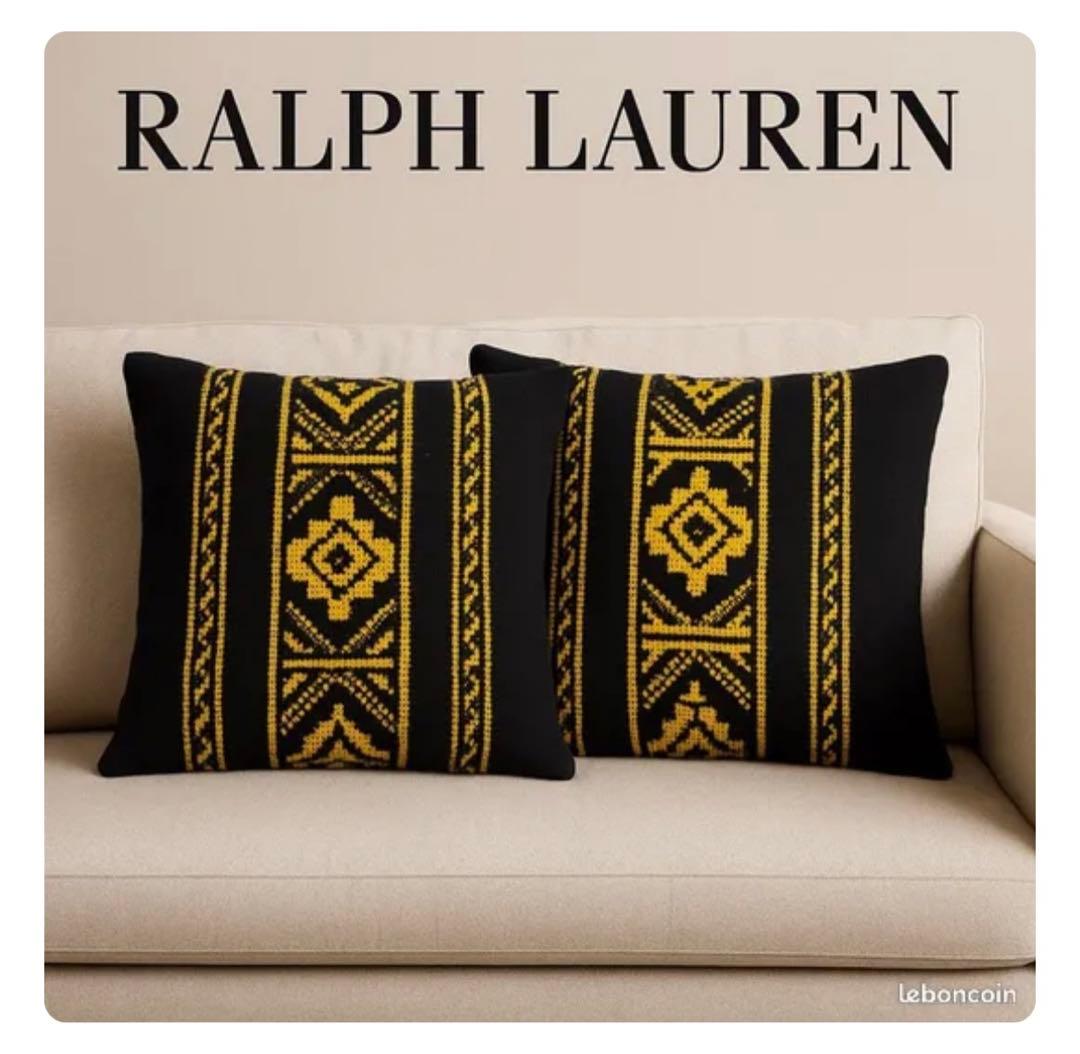 希少品　ラルフローレン ニットクッション　ralph lauren
