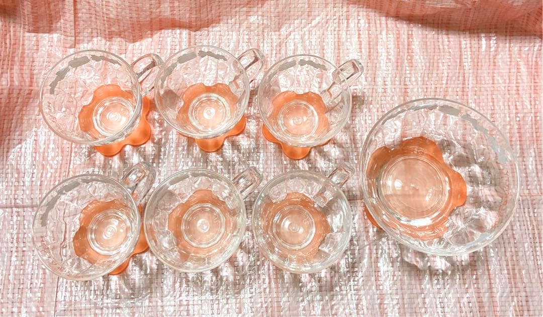 ハローキティ ハイビスカス 1999年代 食器セット コップ ボウル