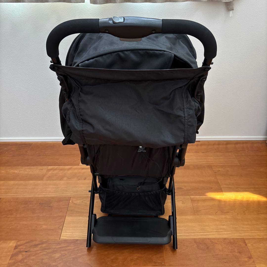 美品3回使用/二人乗りベビーカー カトージ 二人でゴーDX 専用レインカバー付き