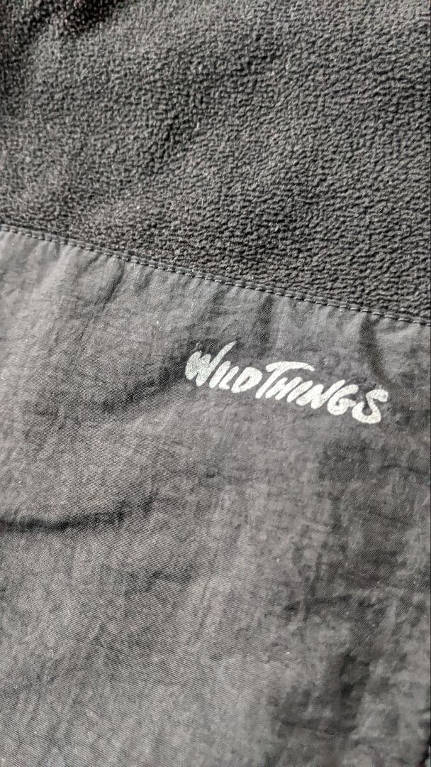 WILD THINGS ワイルドシングス フリース パンツ 黒 ブラック